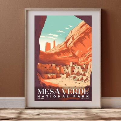 Mesa Verde National Park Poster, Travel Art, Office Poster, Home Decor | S3 - image4